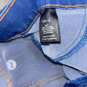 Fashion Nova Blue Skinny Jeans